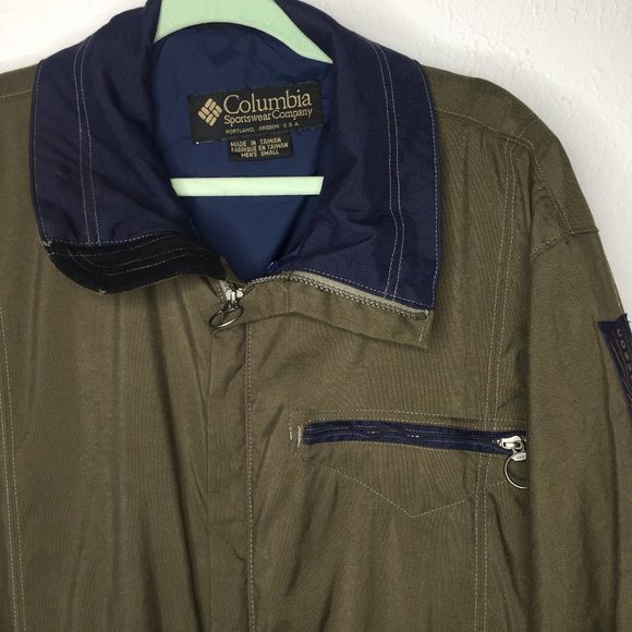 Columbia Vintage Convert, men's small, army green extended length jacket. - Picture 4 of 14
